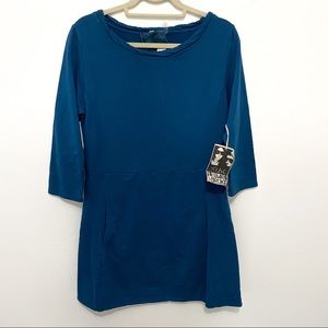 NWT Young Fabulous & Broke blue sweatshirt dress